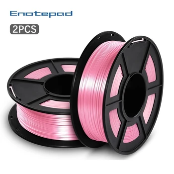 

Enotepad PLA SILK Filament with new package 1.75mm Silk filament for 3d printer 1/2 rolls per set 3D Printing Materials