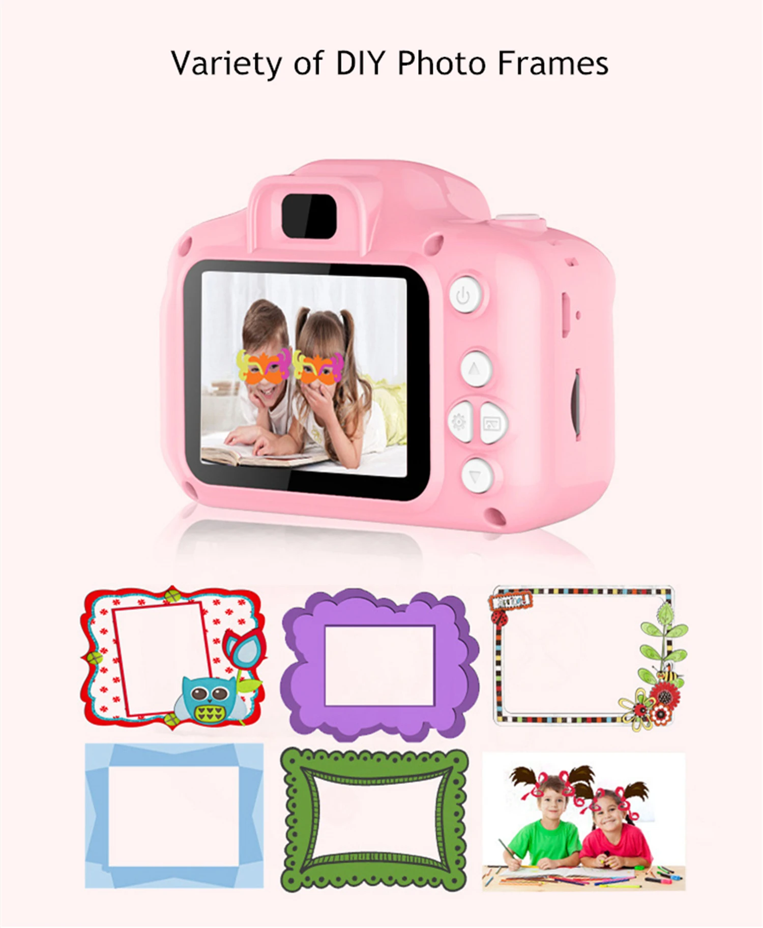 Children Camera Mini Educational Toys For Baby Birthday Gift Auto Focus Kids Digital Camera 1080P Projection Video Camera