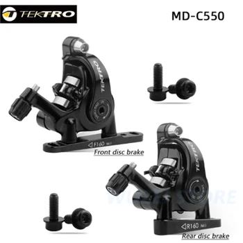 

TEKTRO MD-C550 Road Bike brake Dual Piston cable Caliper Front/Rear Aluminum Alloy Mechanical Double Disc Brakes Bicycle parts