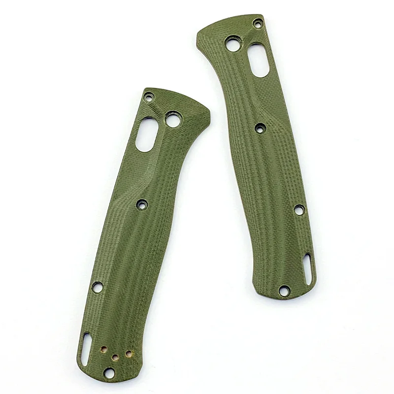 1 Pair Custom Crossfade G10 Folding Knife Handle Scales Grip Patch for Bugout 535 Butterfly Knives DIY Make Accessories Parts