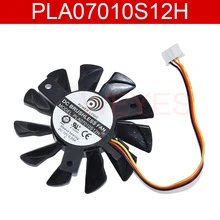 Original For POWER LOGIC BRUSHLESS PLA07010S12H DC12V 0 35A Cooling Fan tanie tanio WEYES NONE CN(Origin) Computer Case 3 Lines Plastic