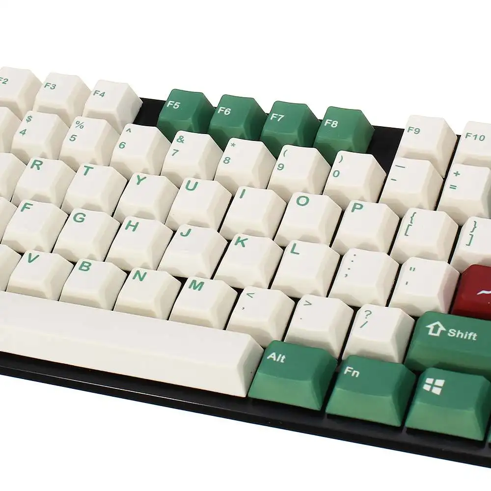 Camping Thermal 104 Keys Keycap Sublimation 5-surfaces Cherry Profile PBT Keycap For Cherry Switch Mechanical Gaming Keyboard