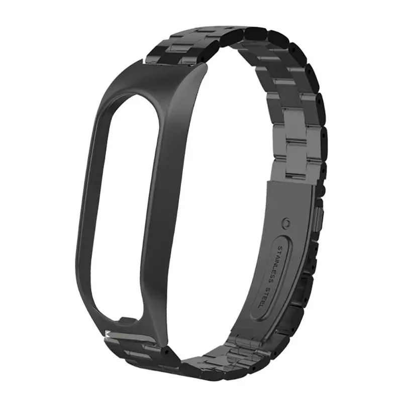 Металлический браслет из нержавеющей стали с быстросъемным ремешком на запястье для Tomtom Touch Смарт-часы аксессуары qiang - Цвет: Черный
