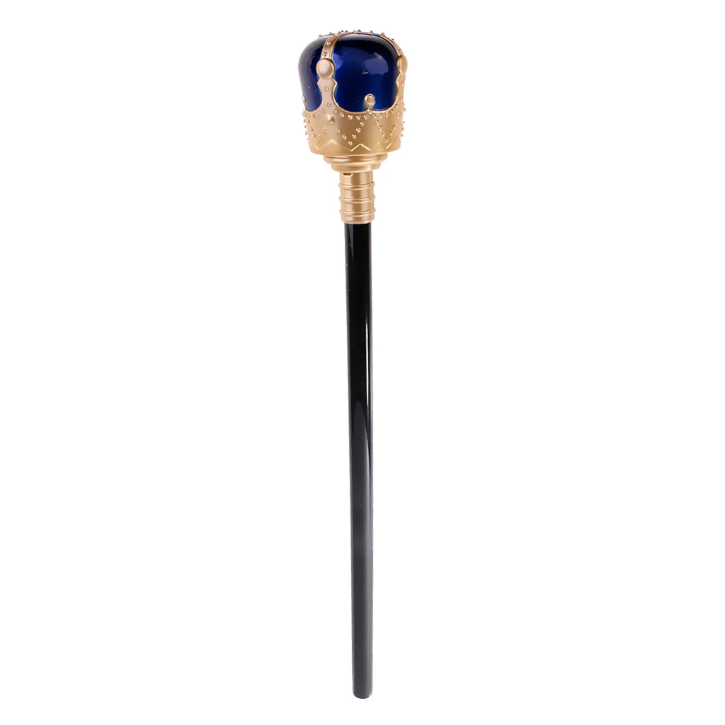 Royal Scepter King Queen Kids Adult Halloween Costume Fancy Dress Costume Props