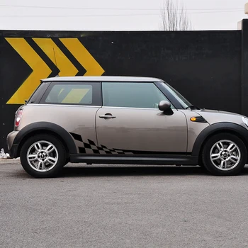 

Car Side Skirts Stickers Auto Styling Decals for Mini Cooper R56 R57 R58 R50 R52 R53 R59 R61 Countryman R60 F60 F55 F56 F54