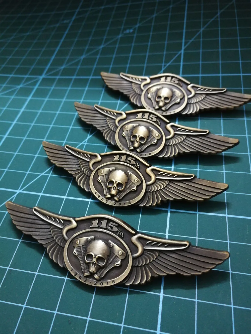 115th юбилей мотоклуба брошки для байкеров булавки куртки обувь одежда жилет