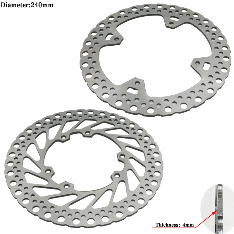 Мотоцикл задний тормозной диск ротор передний Ротор Тормозной диск 240 мм для CR125 CR250 2002-2008 CRF250 CRF450 2002