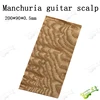 Zebrawood Guitar Headstock Beautiful Zebrano Head Veneer Solid Wood Handmade Material Guitar Accessories 200*90*0.55mm ► Photo 2/6