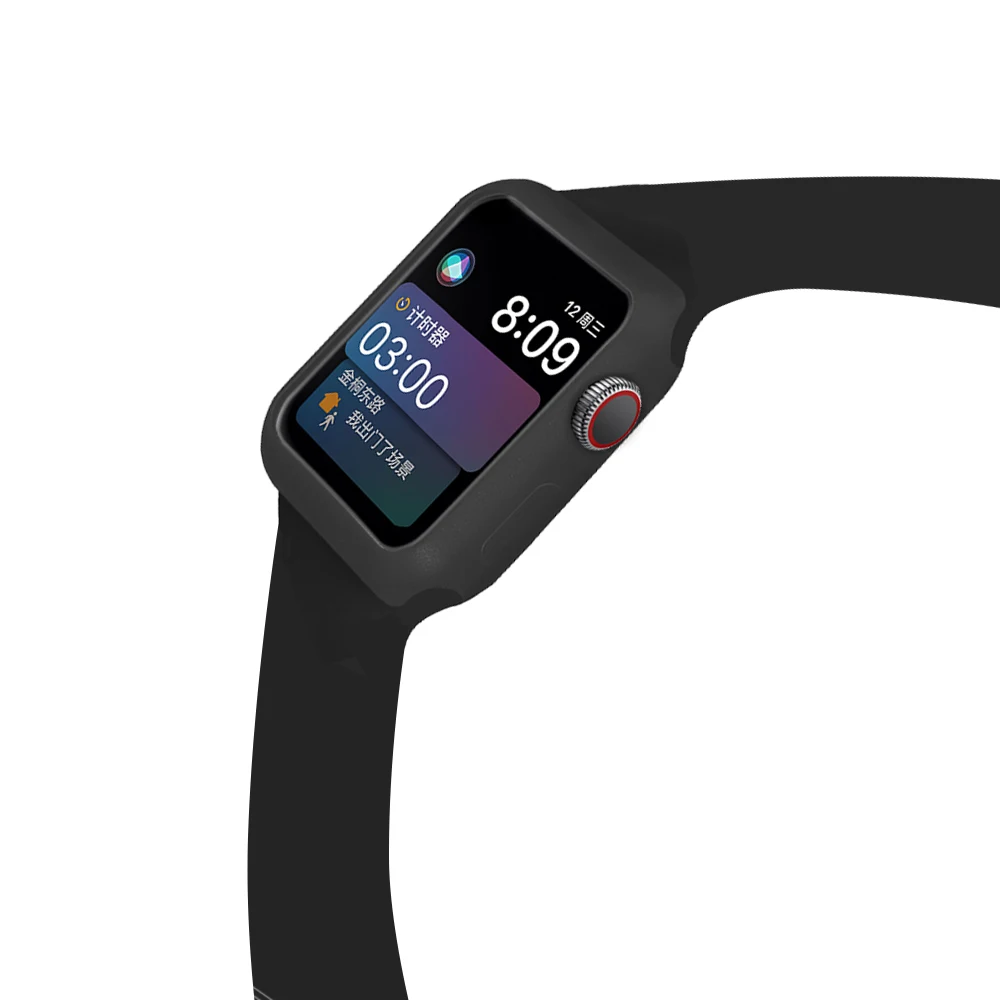 Силиконовый спортивный ремешок для iwatch серии 4321 аксессуары сменный Браслет ремешок для apple Watch 42 мм 38 мм ремешок для часов
