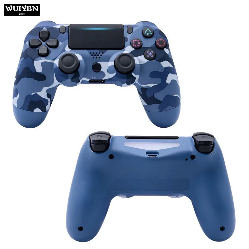 WUIYBN Bluetooth геймпад Беспроводной PS4 контроллер Джойстик для SONY playstation 4 Dualshock PS4 контроллер игровой консоли ПК паровой - Цвет: Небесно-Голубой