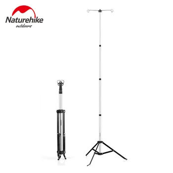 

Naturehike Camping Hanger Folding Lantern Stand Aluminum Alloy Light holder Portable Lamp Pole Camping Equipment