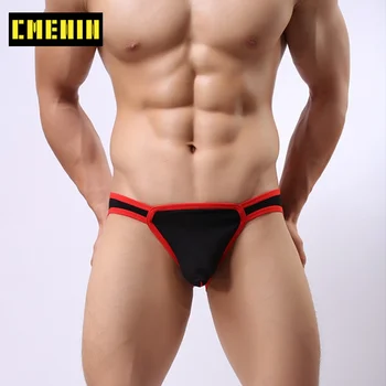 

Low waist Cotton Gay Men Sexy Underwear Thong Men Jockstrap Ins Style Mens Thongs And G strings Sissy panties CM004