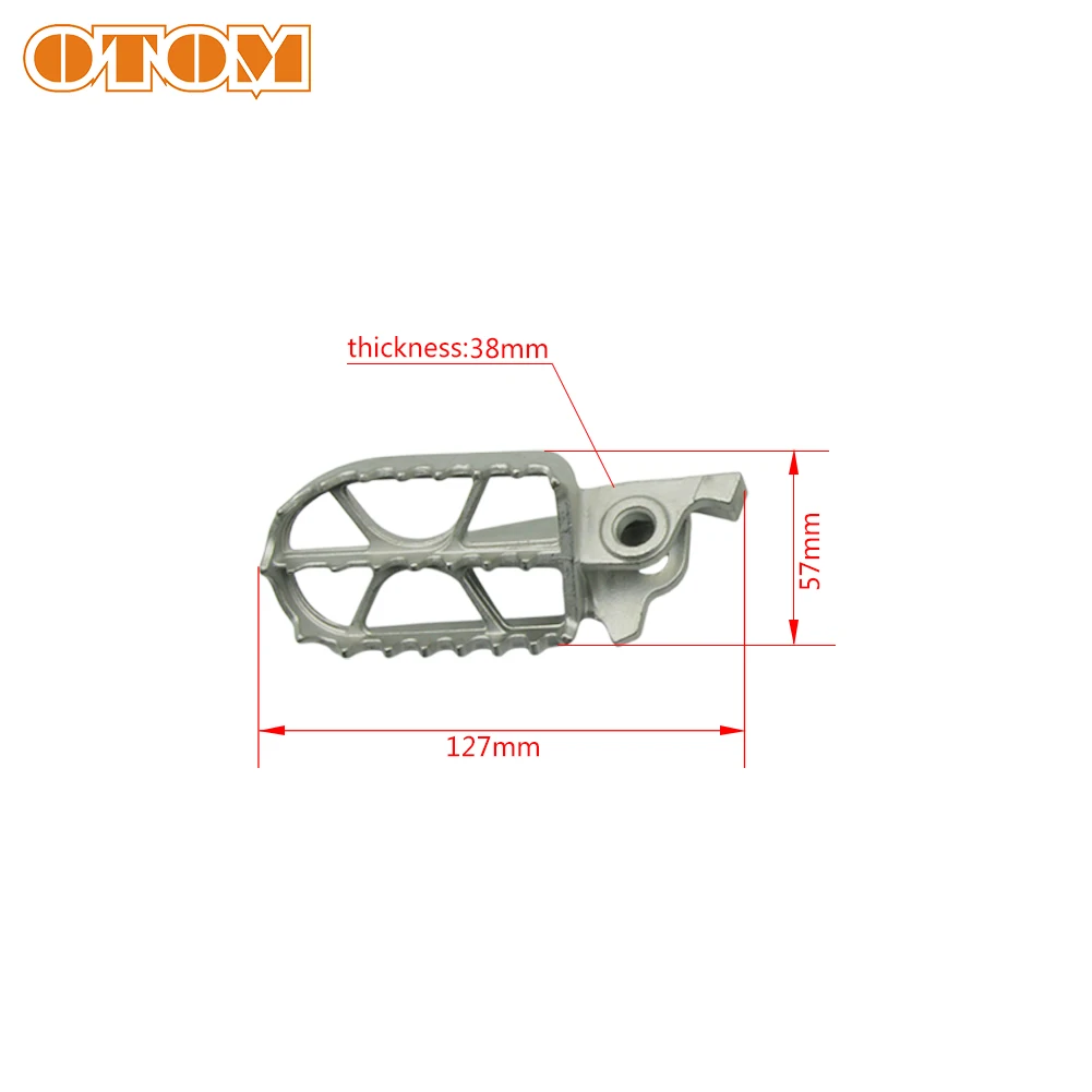 OTOM Мотоцикл с ЧПУ Подножки подставки педали для HONDA CRF250R CRF450R CRF450RX внедорожный Мотокросс Байк