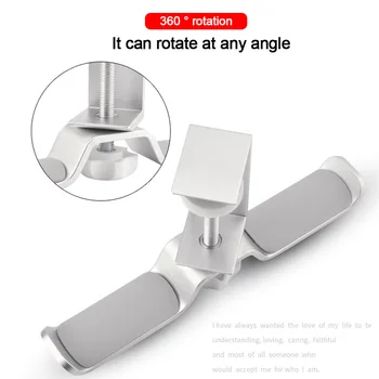 

Universal Display Rack Adjustable Clamp Aluminum Alloy Desk Holder Home Office Rotatable Hanger Headphone Stand Multifunctional