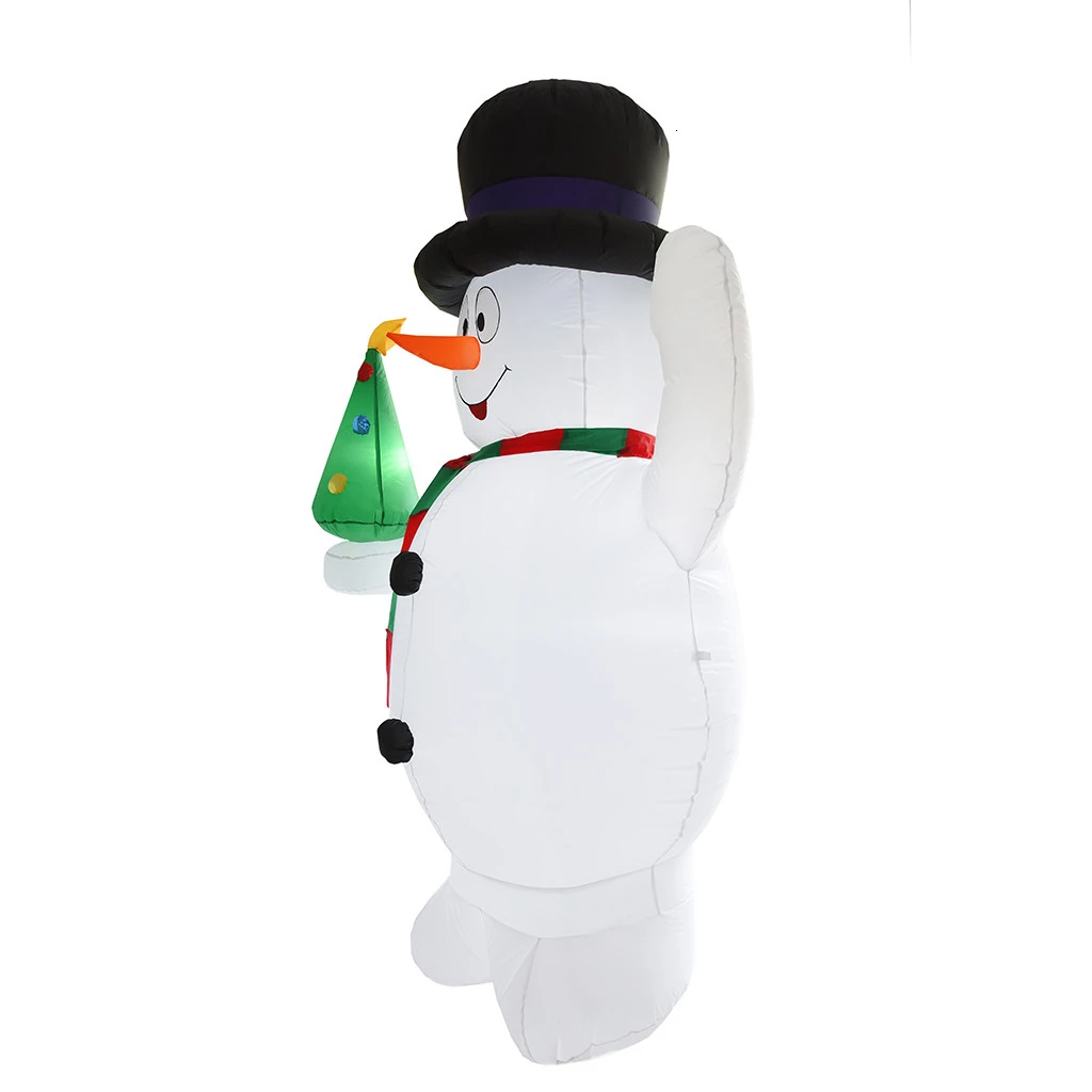 2,4 м гигантский надувной снеговик надувная игрушка Санта-Клаус украшения отель ужин рынок развлечения аксессуары