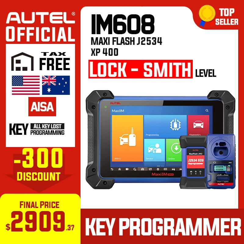 Autel MaxiIM IM608 диагностический инструмент все ключевые потери программист IMMO