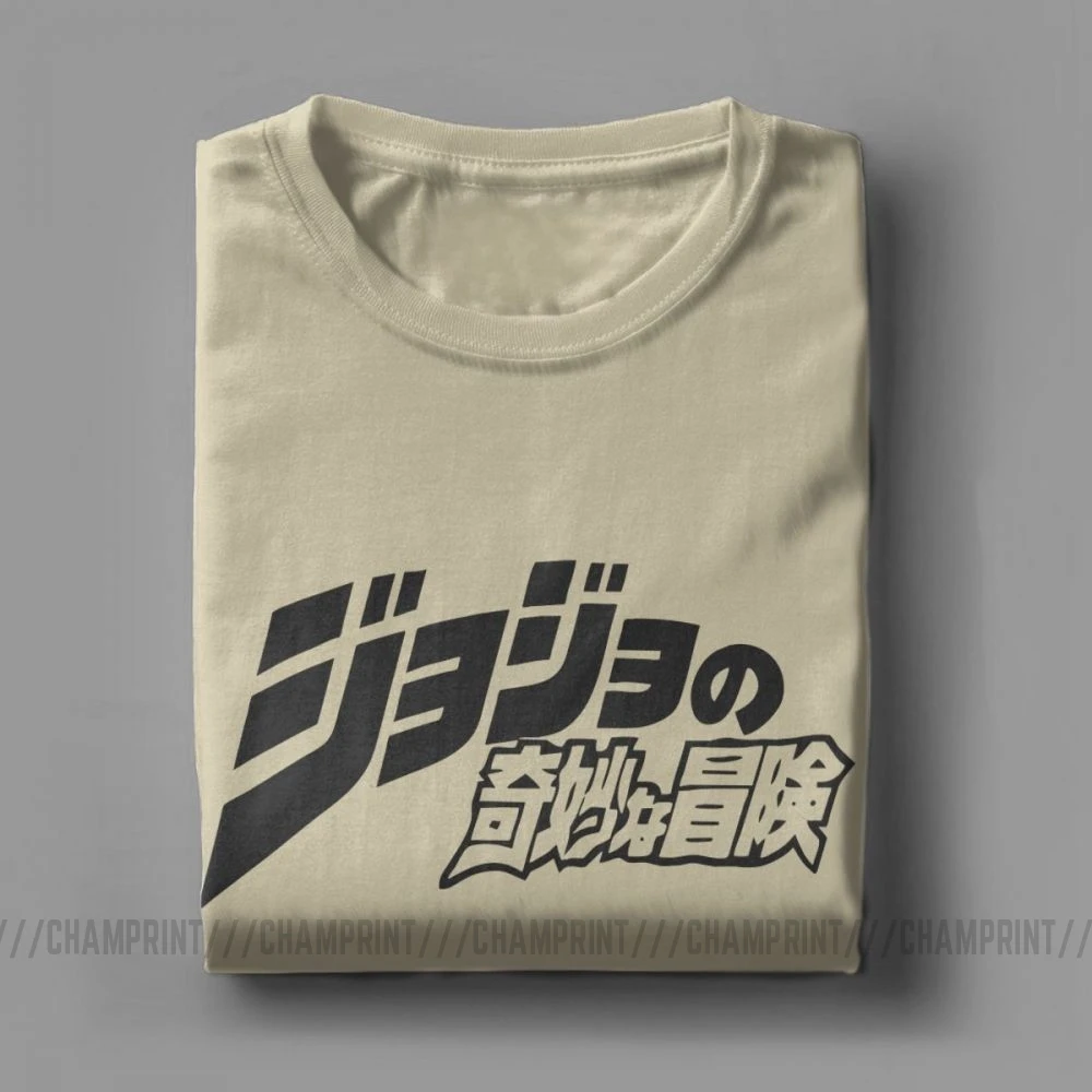 ジョジョの奇妙な冒険ロゴメンズ Tシャツ Jjba アメージング純粋な綿半袖 Tシャツラウンドネック Tシャツ誕生日プレゼント服 T Shirts Aliexpress