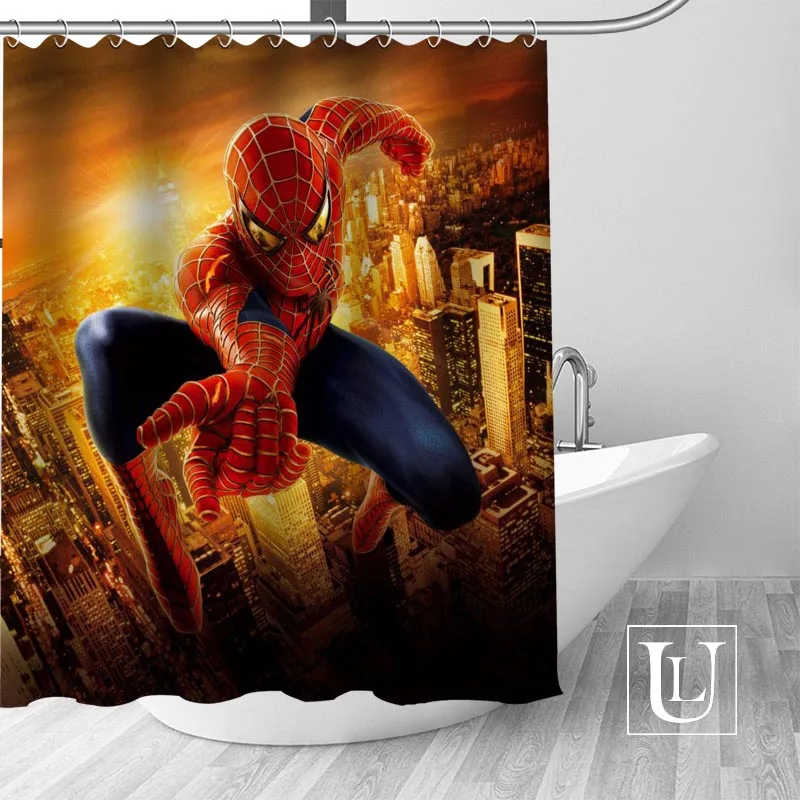 Shower Curtain18 Горячие Пользовательские Marvel супергерой занавески для душа s полиэстер Ванная комната занавески s с крюком для ванной занавески декор для ванной комнаты - Цвет: Shower Curtain18