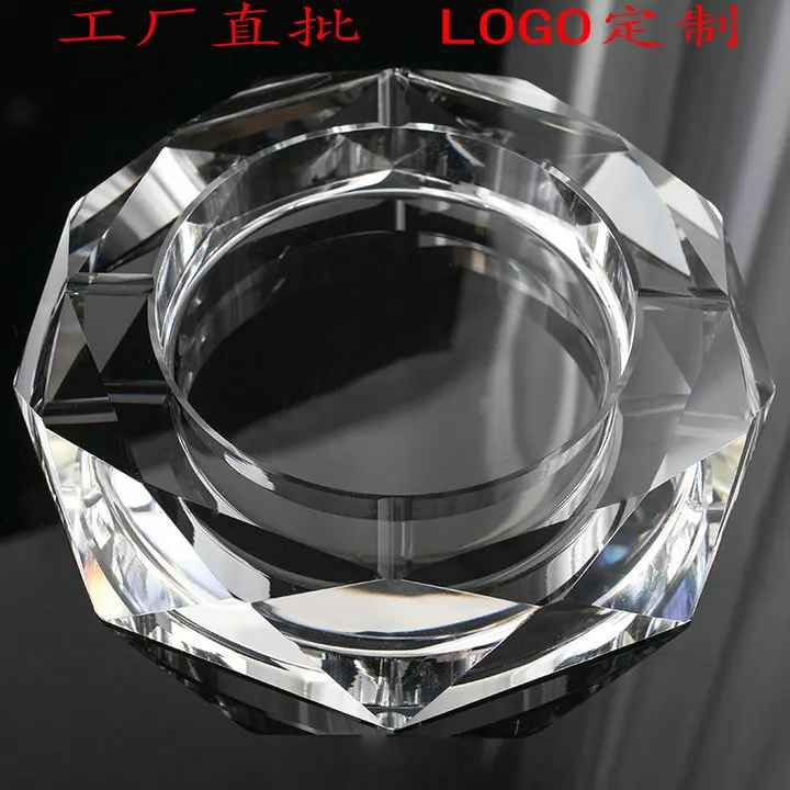 

Crystal Glass ashtray, Large Boutique, Living Room, Creative Gift, Boutique