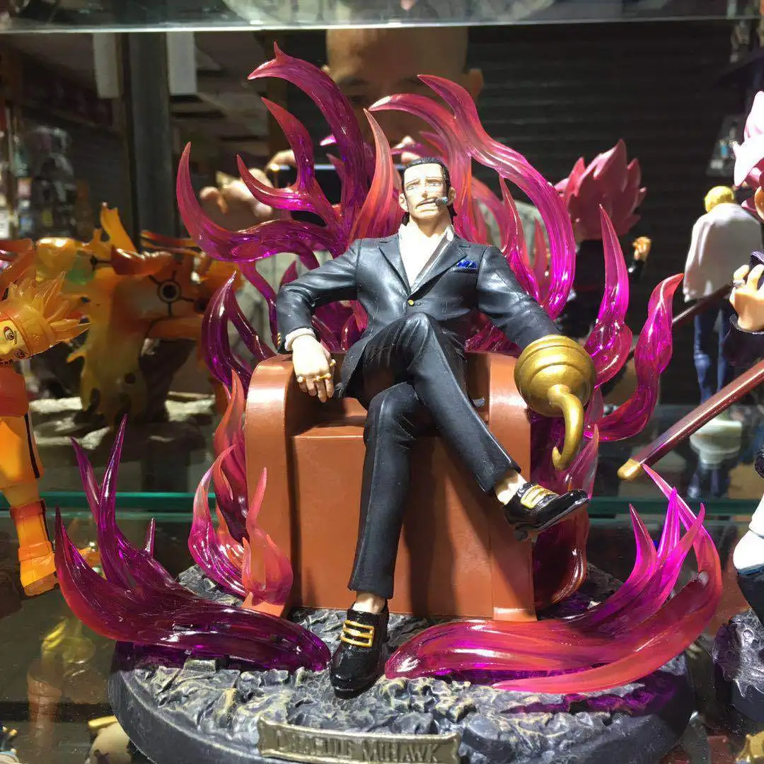 One piece/Sea King Seven Wu Hai GK Throne sha e старый песок Crocker Dahl в коробке гаражный комплект