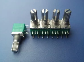 Тайвань потенциометр R097 rk097n одиночный точности с переключателем B1K B5K B10K B50K B100K B500Kvolume потенциометр 15MMKQ- 50p