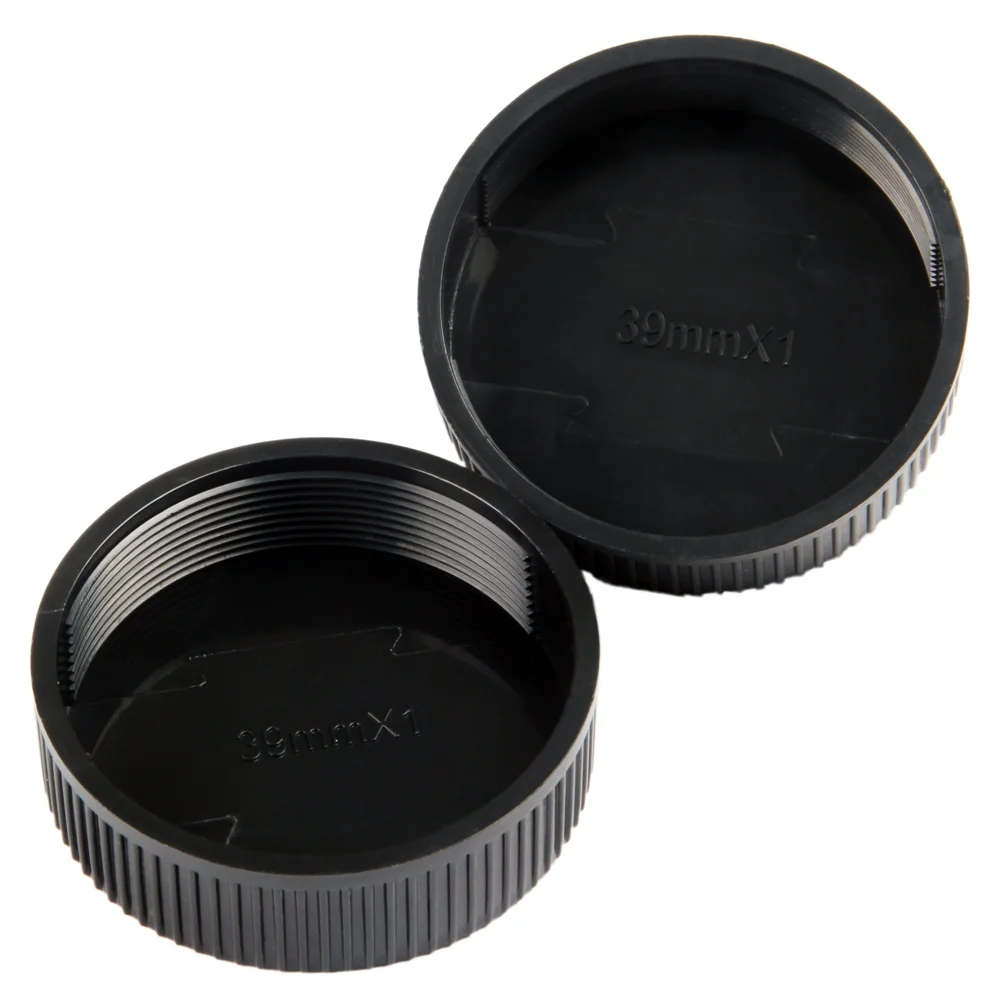 Новая Пластиковая Задняя крышка объектива 2x M39 подходит для RF Leica 39 мм Резьбовая