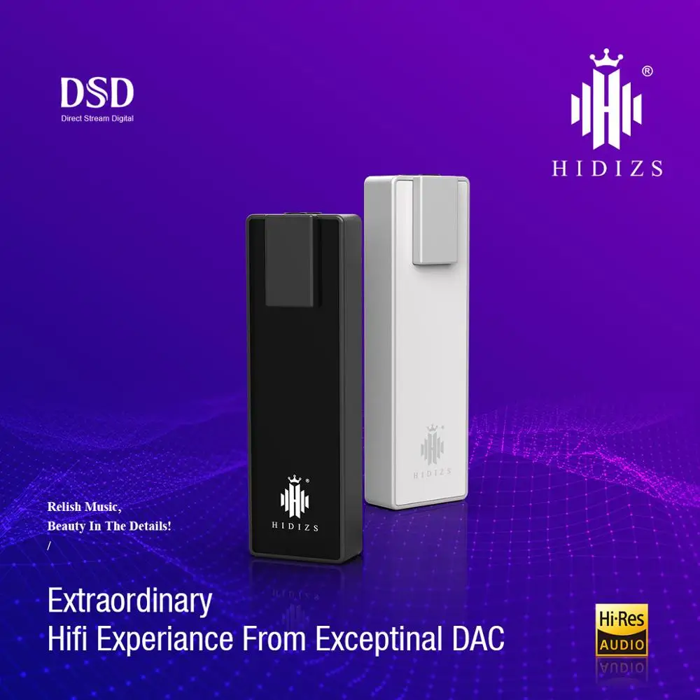 Hidizs S9 HiRes Headphone Amplifier HiFi Decoding USB TYPE C DAC to 3 5 2 5MM adapter DAC Amp for Phones PC Portable Audio out