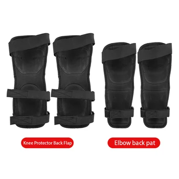 

4Pcs Motorcycle Knee Guard Knee Protector Support Knee Pads Safety Protective Gear Universal Motocross Cycling Elbow Protector