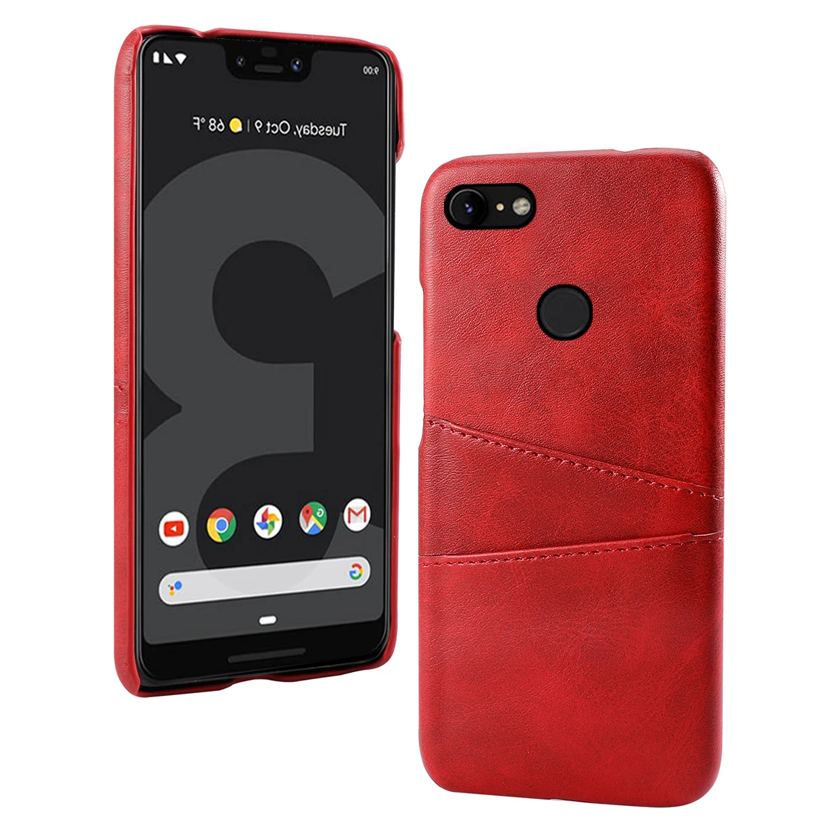 Для Google Pixel 3 XL 2 Чехол для задней панели из телячьей кожи PU кошелек чехол телефона