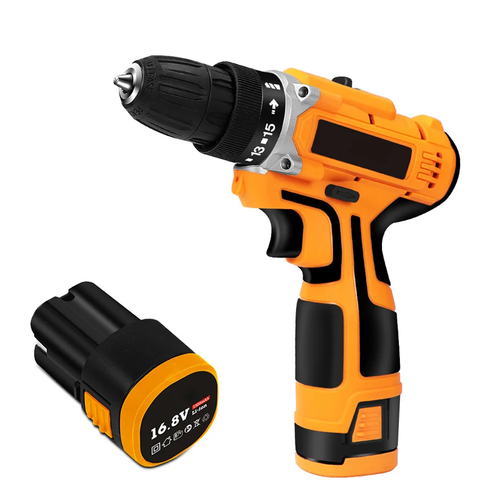 

Set Hilda16.8V Cordless Screwdriver Electric Hand Tool Accessories Drill Lithium Battery Rechargeable Tool Parts