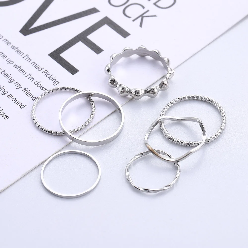 Buy UNIVERSITY TRENDZ Men Silver Plated & White CZ Studded BTS Finger Ring  - Ring for Men 18833280 | Myntra