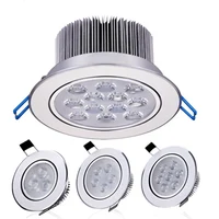 Round dimmable LED ceiling spotlight 3W/6W/10W/14W/18W/24W/36W embedded high-power downlight ceiling spotlight ac85-265V