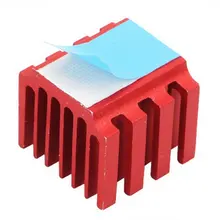 3d Printer Stepper Motor Driver 3d Printer Parts and Accessories Aluminum Cooling Fan Oxidized Red Heat Sink