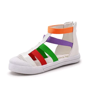 

Baby Girl Summer Sandals 2020 New Fashion Big Non-slip Children's Sandals Princess Shoes Soft Bottom Children Roman Sandals D66