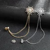 Korean High-end Rhinestone Star Brooch Crystal Tassel Chain Corsage Suit Coat Badge Lapel Pin for Men Women Clothing Accessories ► Photo 3/6