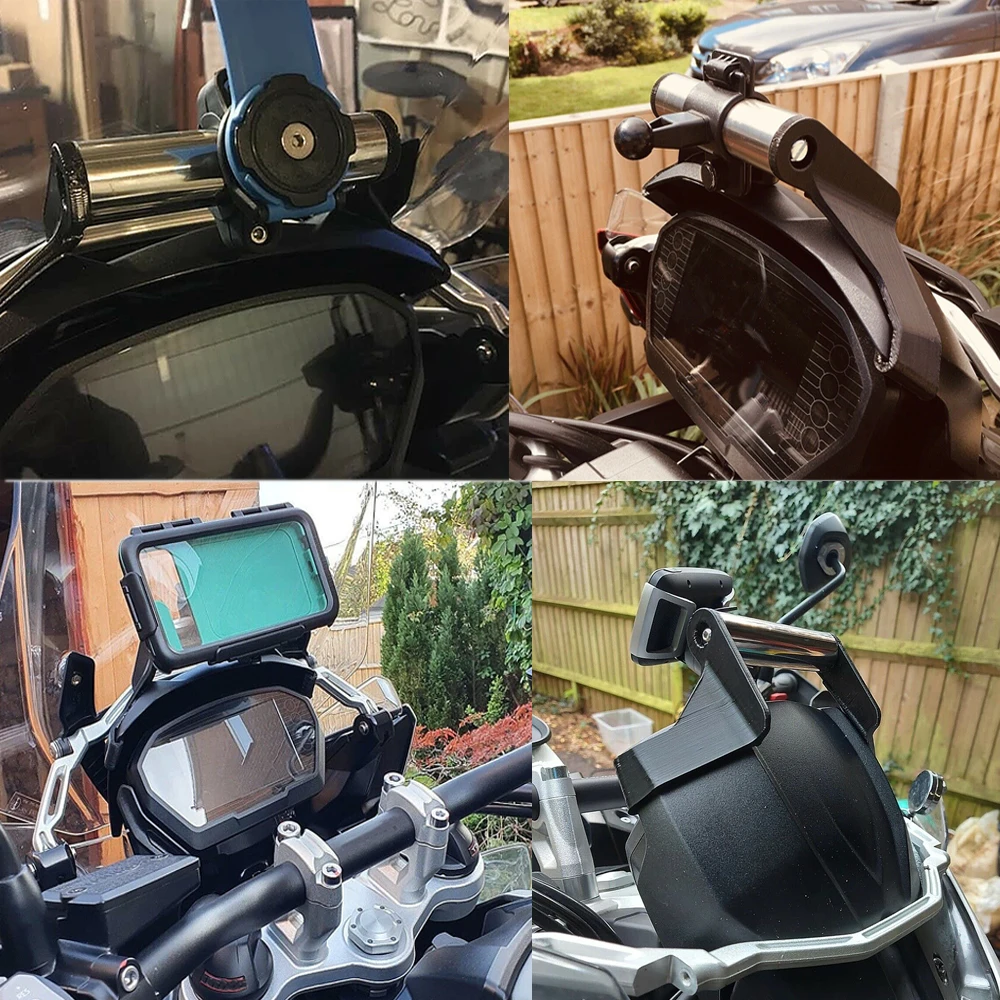 NEW BLACK Motorcycle Accessories GPS Phone Mount Bracket Stand Holder Fit For Tiger Gen 3 TG3