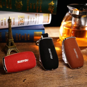 

New Suede Leather Car Key Case For Mercedes Benz C Class W205 C200 C180 C260 C300 key Chain Ring Cover 2&3 Buttons Car Styling