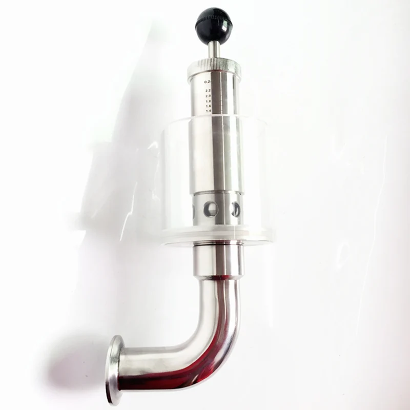 0,2-2,2 бар санитарный предохранительный клапан сброса давления внешний диаметр обоймы 50,5 мм Fit 1," Tri Clamp