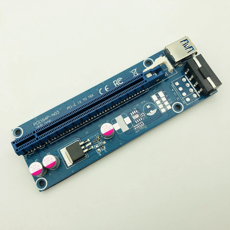 Компьютерные кабели Разъемы PCIE Riser PCI E 16x/x16 для видеокарты кабель USB 3 0 Molex 4Pin SATA Power