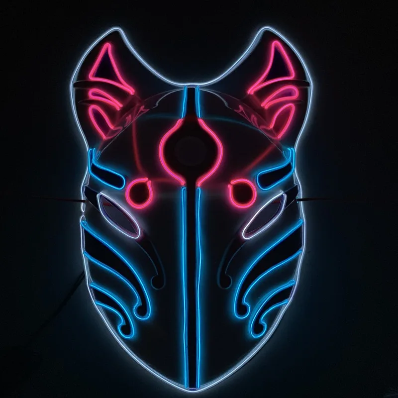 EL холодный свет маска светодиодный свет светящаяся маска с 3V ...