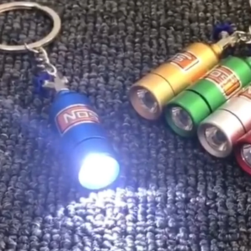 Мини светодиодный светильник-вспышка USB портативный водонепроницаемый белый светильник NOS брелок фонарь