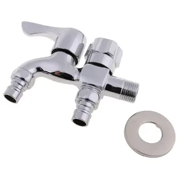 

2020 New Multifunctional Washing Machine Faucet Double Outlet Dual Connector Water Tap
