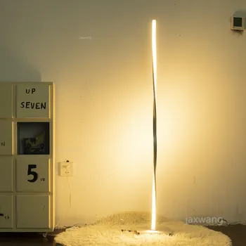 

Modern Led Floor Lamp Minimalism Aluminum Floor Light for Living Room Hotel Guest Dimmable Room Porch Decoration Led Light