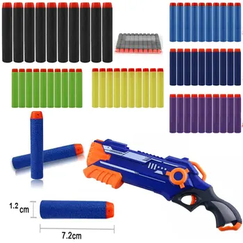 

Darts Bullets Soft Bullet Durable Practical 10pcs EVA 6 Color Gifts Shooting Supplies Sniper War Game Paintball Outdoor Tool