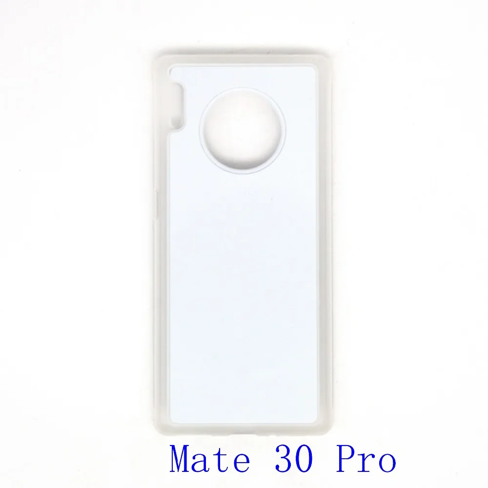 2D сублимационная Резина TPU+ pc чехол для HW mate 30 mate 30 pro Coque с пустой металлической вставкой теплопередача 10 шт