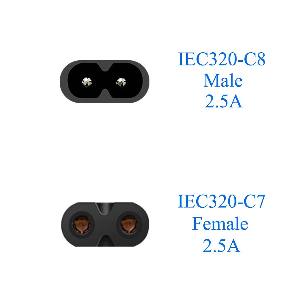 JORINDO IEC-320 C8 до 3x C7 адаптер питания IEC 320 C7 C8 para 3x адаптер питания IEC 320 C7 para C8 Dividir светодиодный