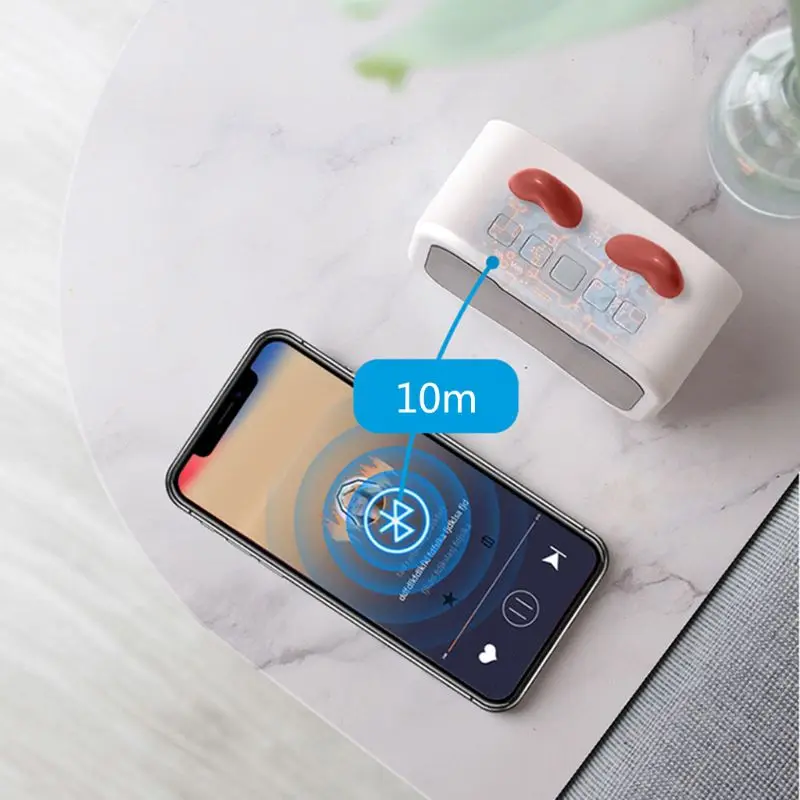 Милый дракон кошка Bluetooth 5,0 динамик Будильник Музыка USB СВЕТОДИОДНЫЙ светильник украшение GXMA