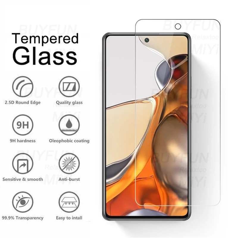 Xaomi 11T Pro Glass 1-To-8 Protective Glasse For Xiaomi 11T Pro Camera Lens Protector Xiami Xiomi Mi11T Mi 11 T Xiaomi11T Pro 5G