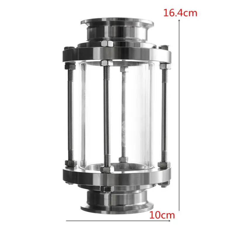 

Sanitary Flow Tri Clamp Sanitary Sight Glass Pharmaceutical Food Industries Maintenance Use Pipe Fittings Accessories