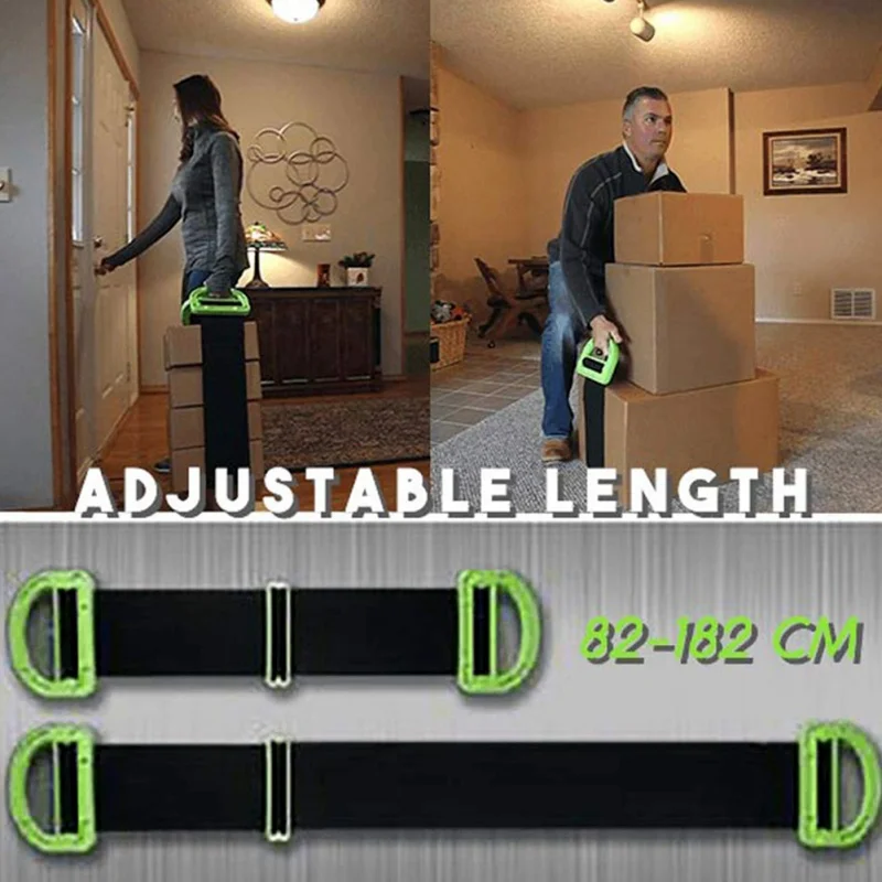 Мебельные ремни для транспортировки Landle Moving Belt бытовые подвижные и подъемные ремни для мебельные коробки матрас Регулируемый прочный